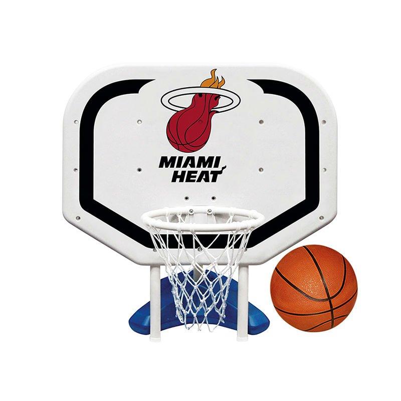 Poolmaster Miami Heat Nba Pro Rebounder Poolside Basketball Game In