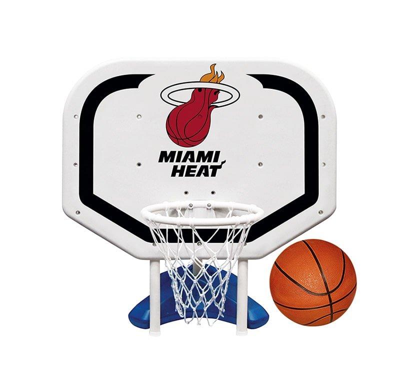 Miami Heat NBA Pro Rebounder Poolside Basketball Game