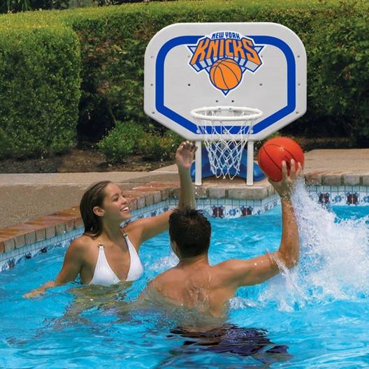 Poolmaster  New York Knicks NBA Pro Rebounder Poolside Basketball Game