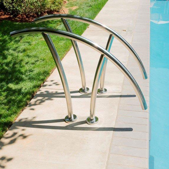 S.R Smith  ART-1001S Artisan Hand Rail Stainless Steel Single