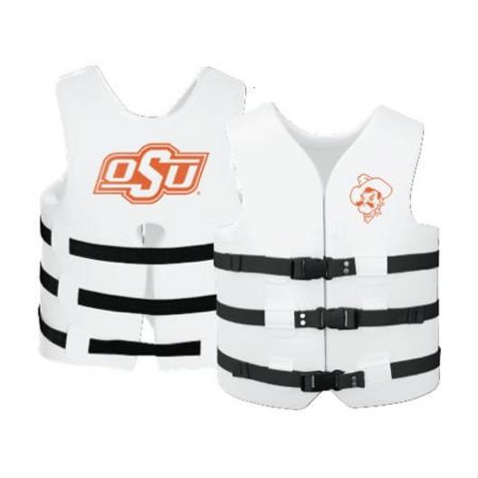 Texas Recreation  Super Soft Life Vest Oklahoma State Adult Small