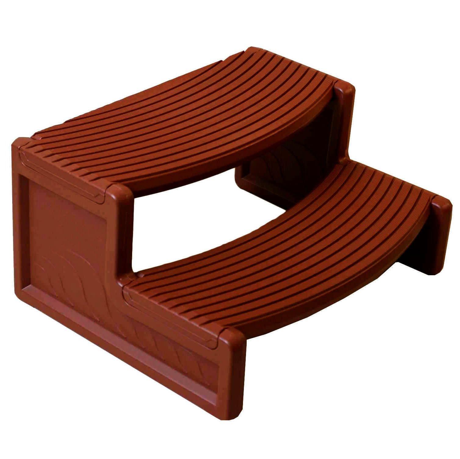 Confer Plastics  Handi-Step Spa Step Mahogany