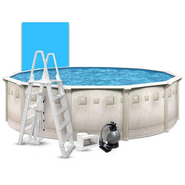 Oceania Weekender Deluxe 21' Round Above Ground Pool Wall Leslie's