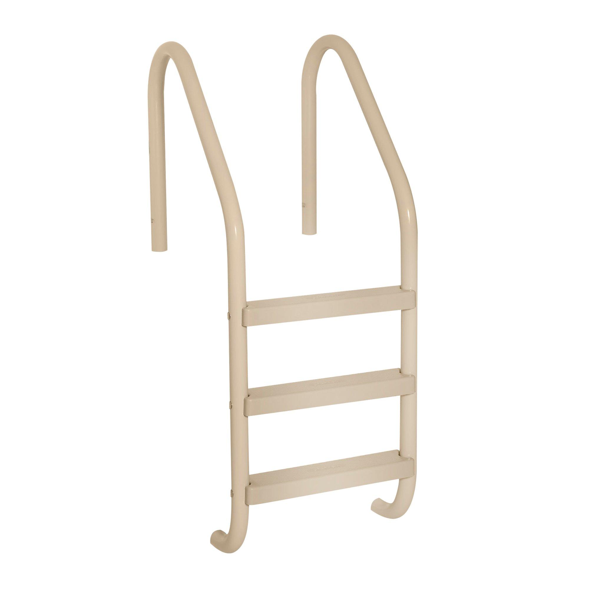 Saftron  24 Residential 3-Step In Ground Ladder Beige