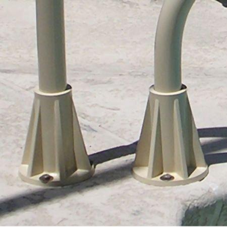 Saftron  6 Surface Mount Pool  Spa Rails  Ladders Single Black