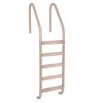 Saftron  24 Residential 5-Step In Ground Ladder Taupe