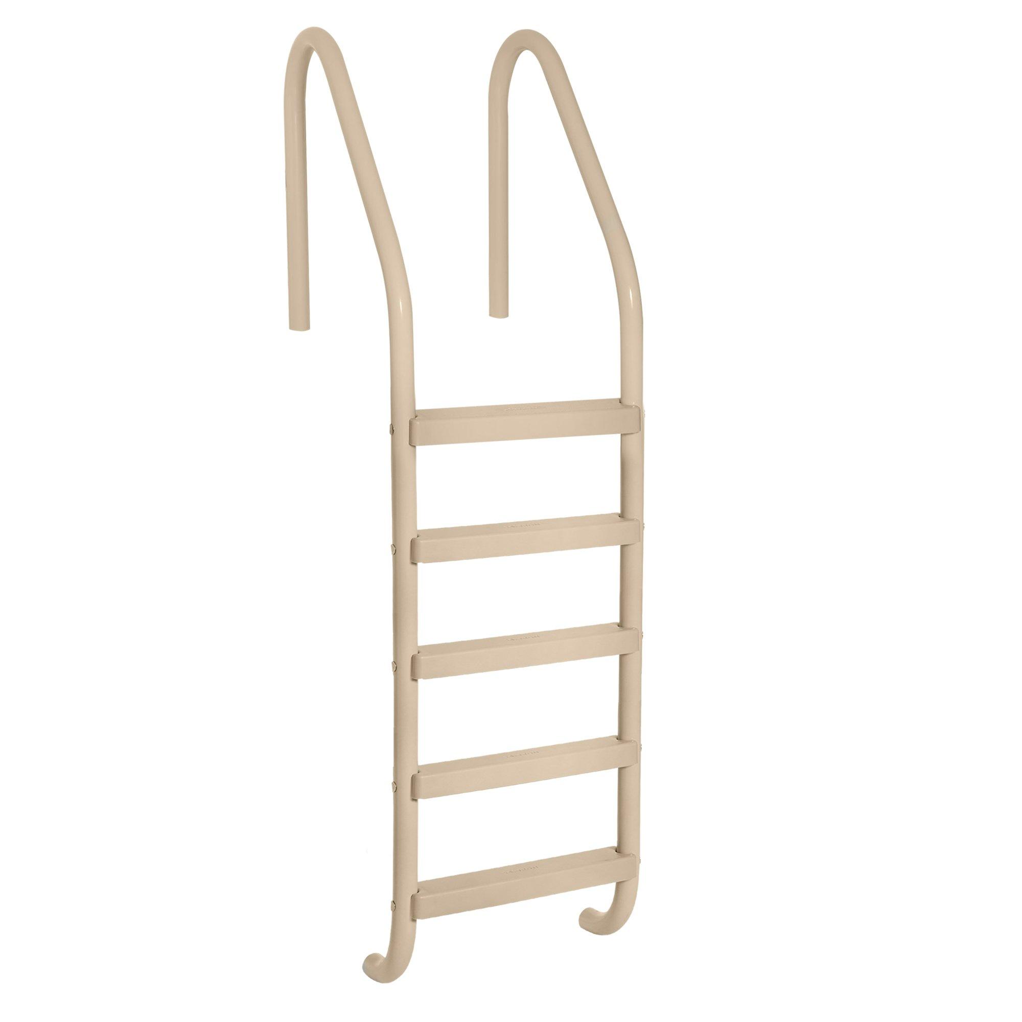 24" Residential 5-Step In Ground Ladder, Beige
