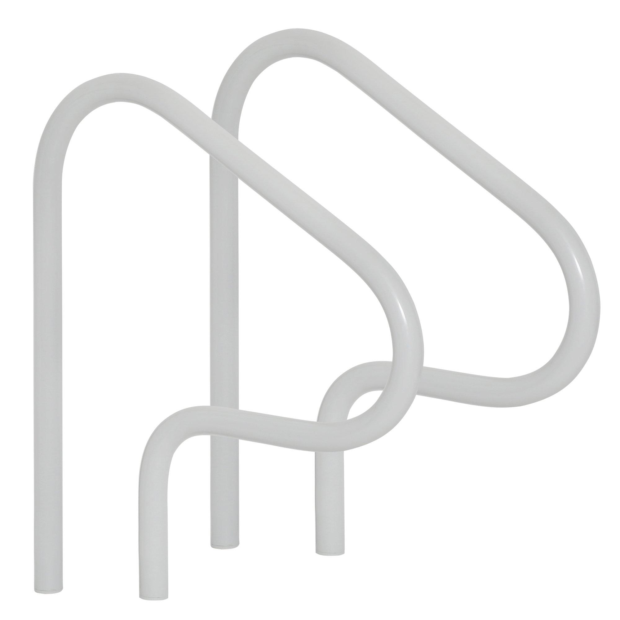 Saftron  7 x 26 Wall Mounted 3 Step Split Ladder Gray