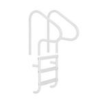 Saftron  7 x 26 Wall Mounted 3 Step Split Ladder White