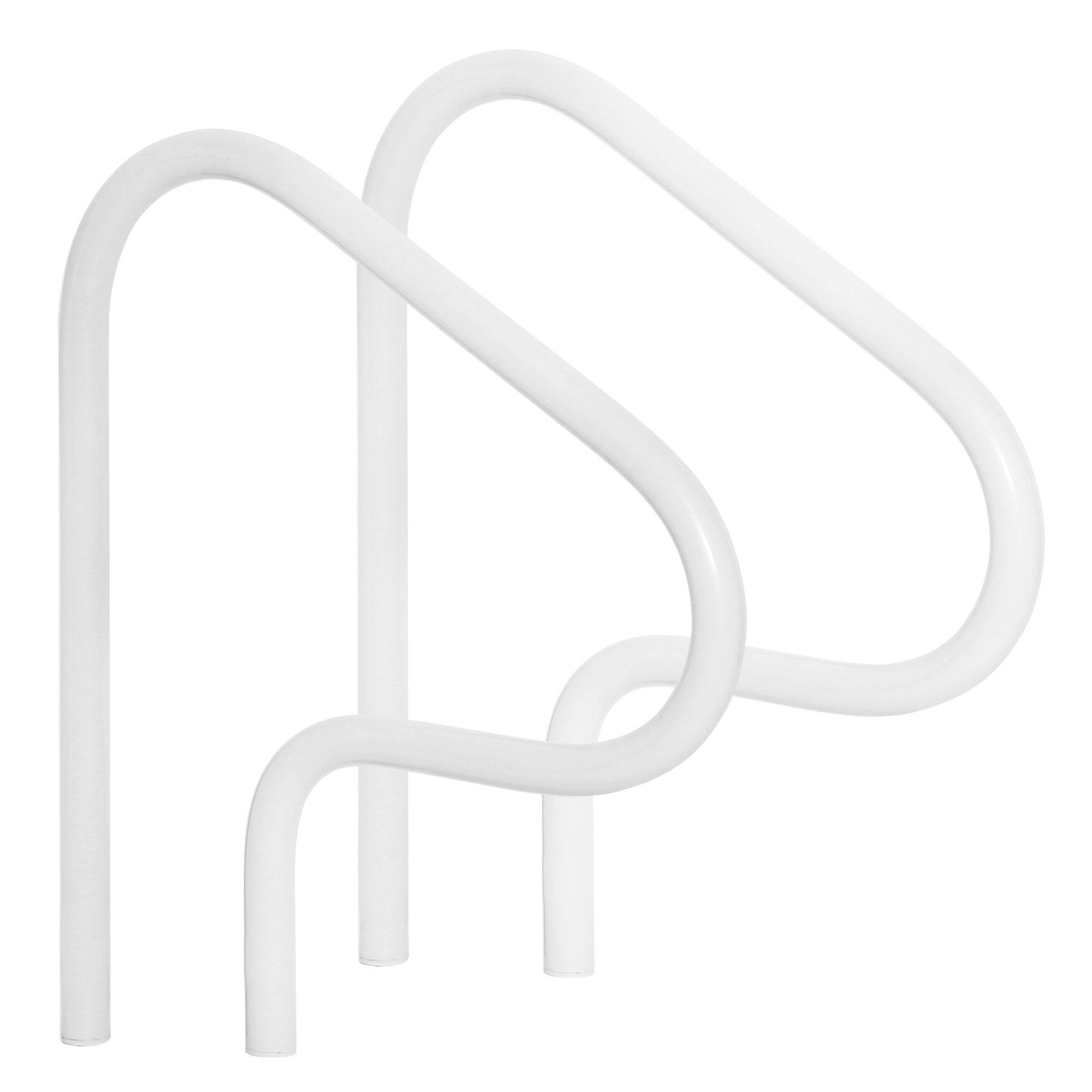 Saftron  7 x 26 Wall Mounted 3 Step Split Ladder White