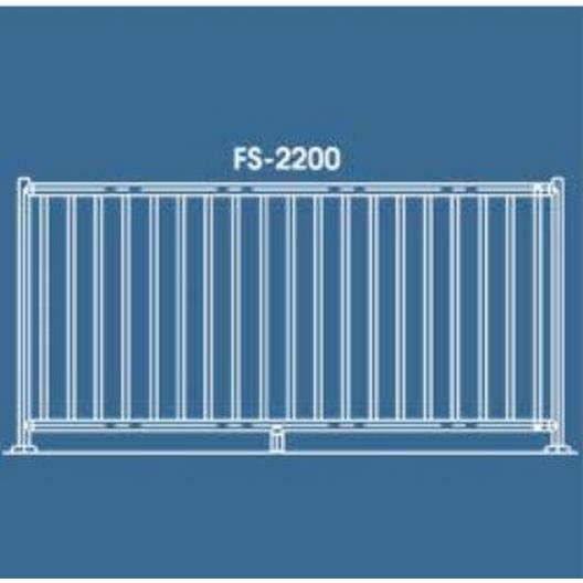 Saftron  48 x 8 2200 Series Saftron Pool Fence Section White