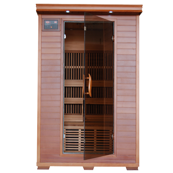 Heatwave  2-Person Cedar Deluxe Sauna with Carbon Heaters