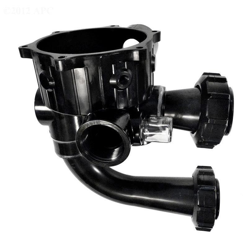 Valve body, inc. sight glass & gasket, filter tank pipes w/locknuts for Pro Series