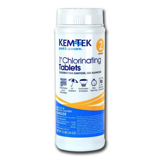 Kem-Tek  1 Chlorinating Tablets for Pools 1.5 pounds