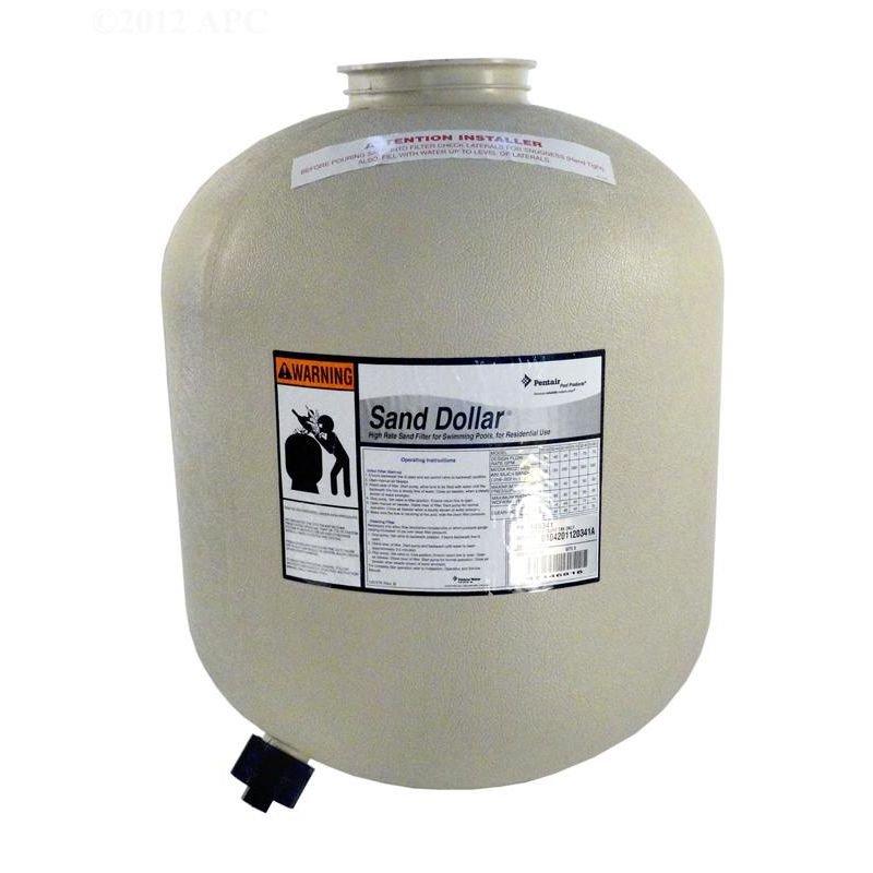 Pentair  Tank w/Drain SD40 Almond