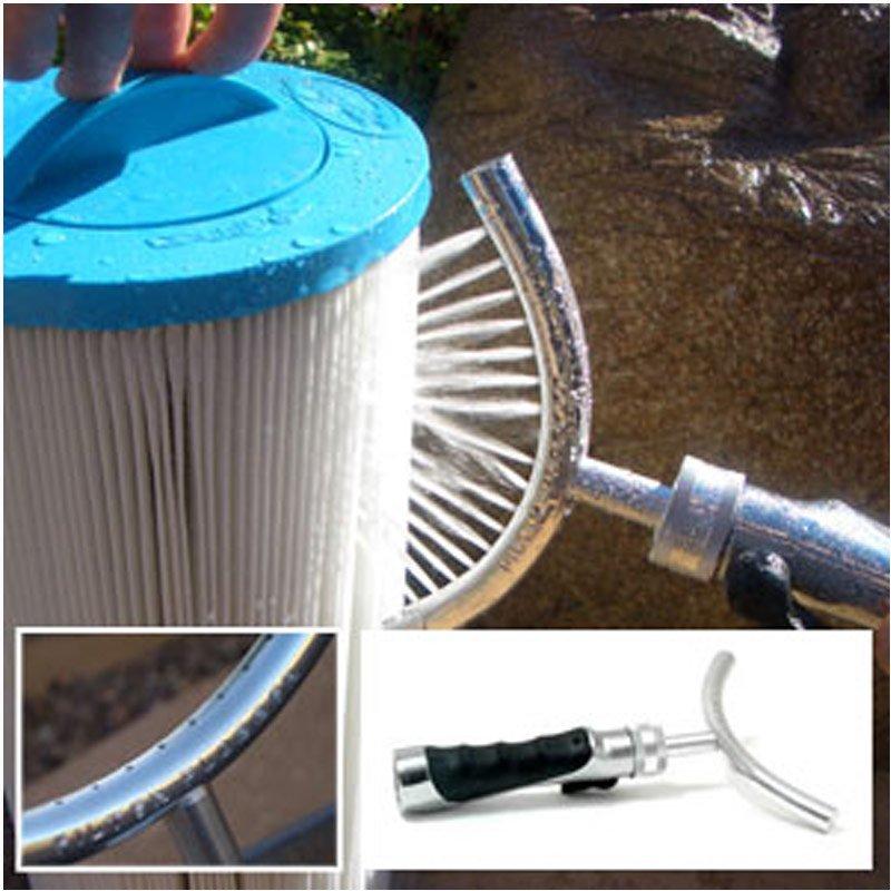 Filter Flosser Pool and Spa Filter Cartridge Cleaning Tool