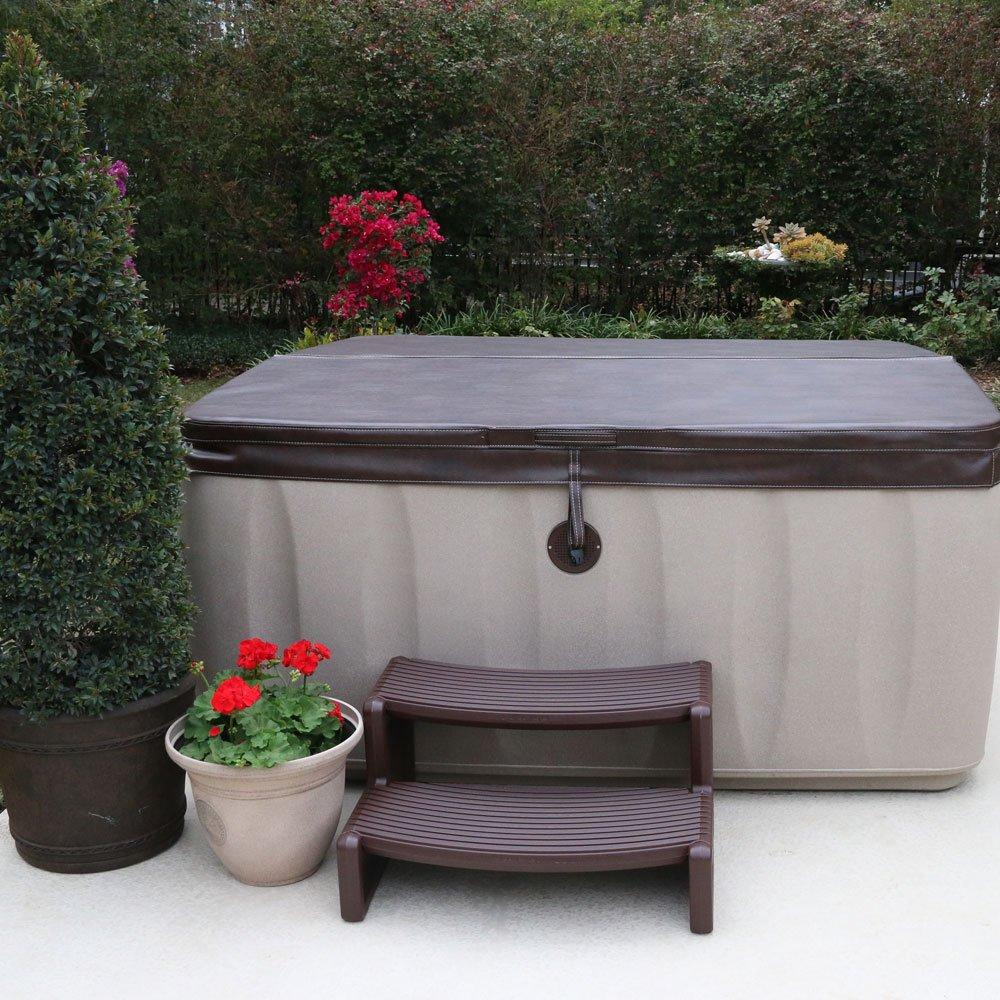 6-Person Spa with Ozone, Heater, 19 Stainless Steel Jets and LED Waterfall