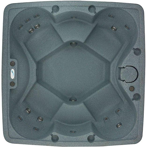 Aquarest  6-Person Spa with Ozone Heater 19 Stainless Steel Jets and LED Waterfall