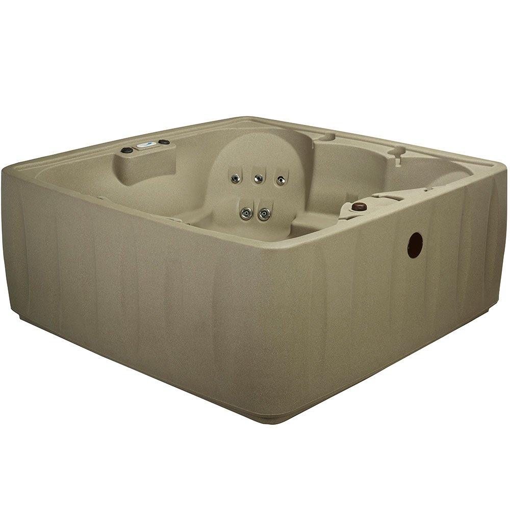 6-Person Spa with Ozone, Heater, 19 Stainless Steel Jets and LED Waterfall