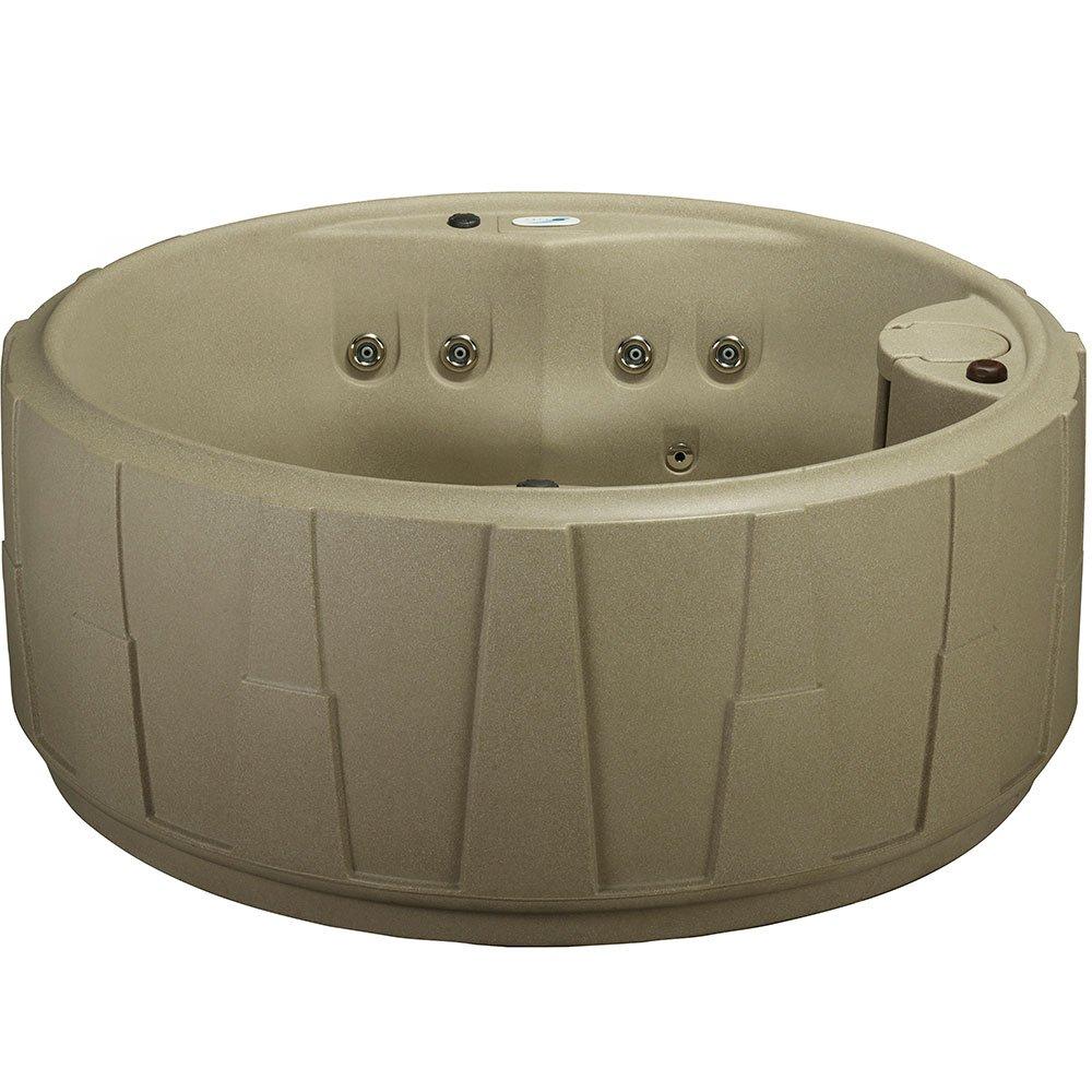 4-Person Spa with Ozone, Heater, 14 Stainless Steel Jets and LED Waterfall