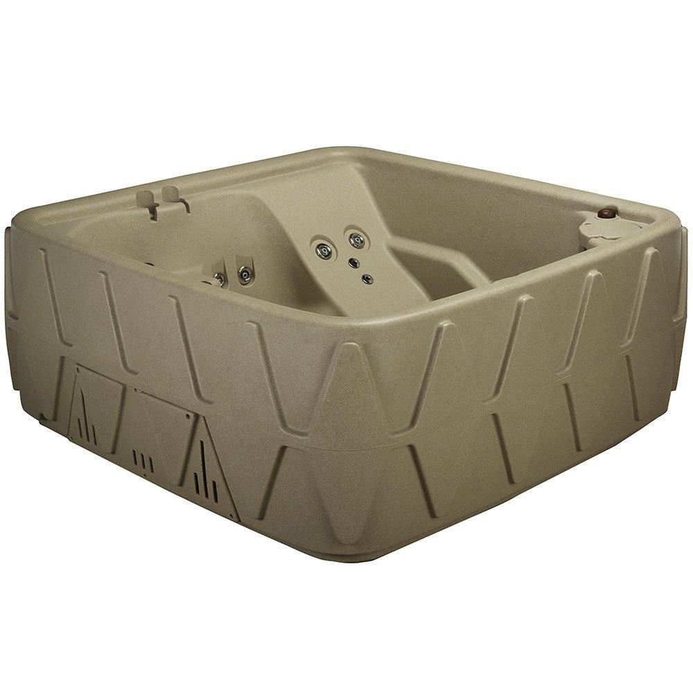 5-Person Spa with Ozone, Heater, 19 Stainless Steel Jets and LED Waterfall