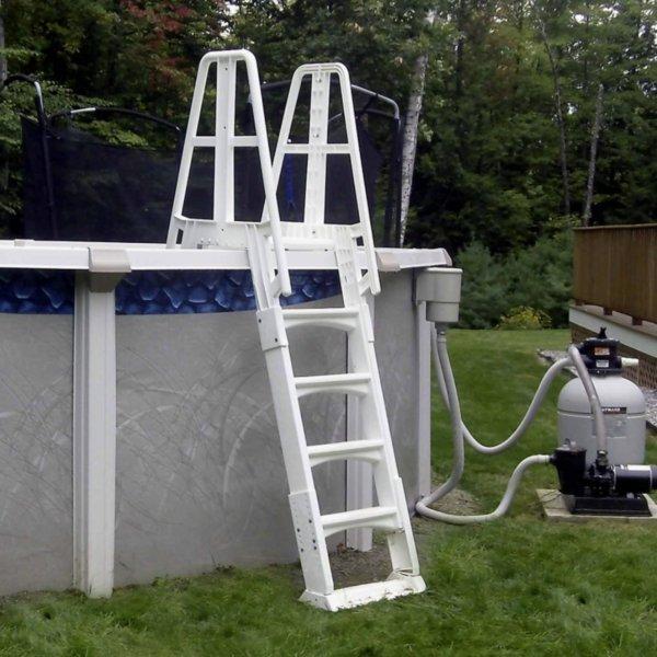 Vinyl Works of Canada  A-Frame Above Ground Pool Ladder SLA-W