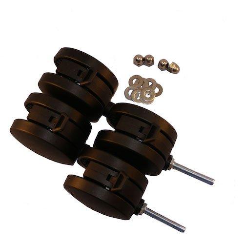 Rocky's - 4 inch Casters for 5, 5A, JR, SR, 4/pk