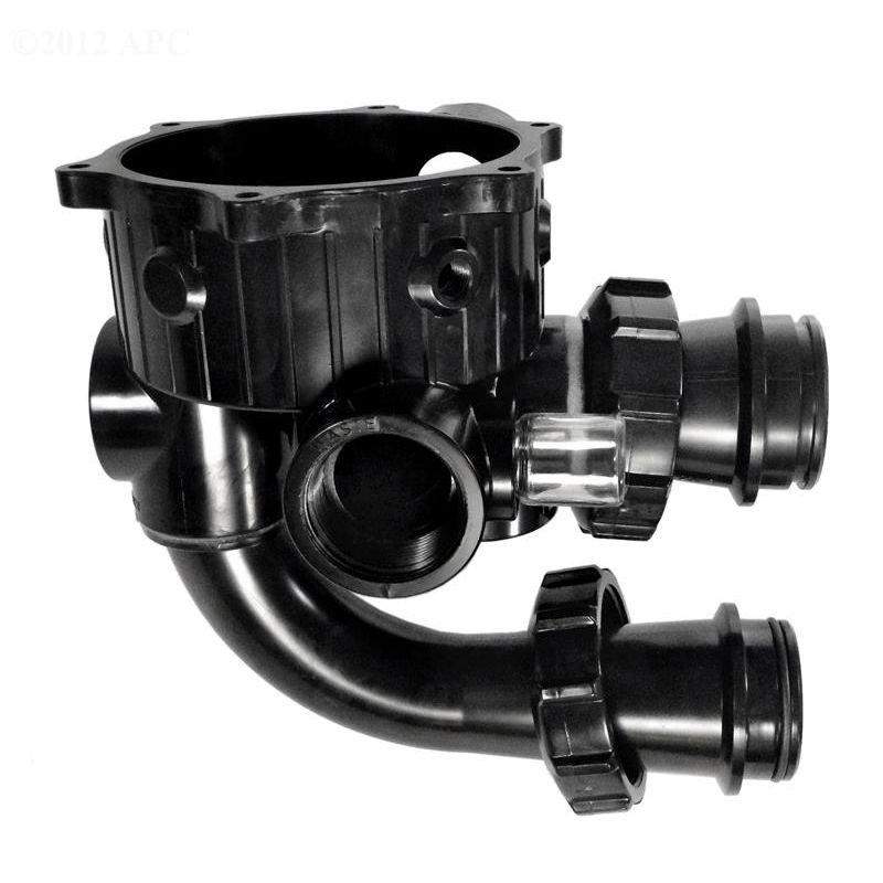 Valve Body w/Gasket & Sight Glass w/Filter Tank Pipes and Locknuts for S200, S240 only