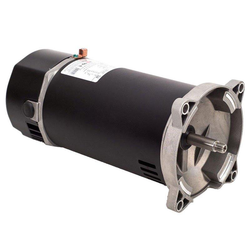 Bluffton  1 HP Single Speed Up-Rated Square Flange 56Y Pool Motor 1.25 Service Factor 115/230V