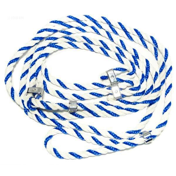 Aquabot - Pool Cleaner Rope Assembly (Blue and White, Nylon), 1 per machine