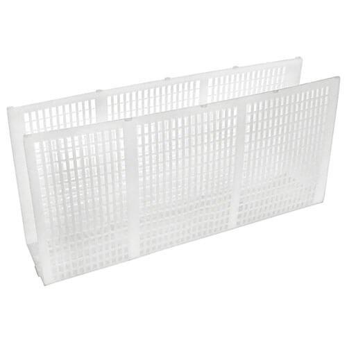 Pool Cleaner Filter Screen (White, Cage), 1 per machine