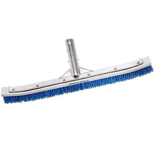 Pentair  #907 18 in Aluminum Back Blended Curved Brush Stainless  Nylon