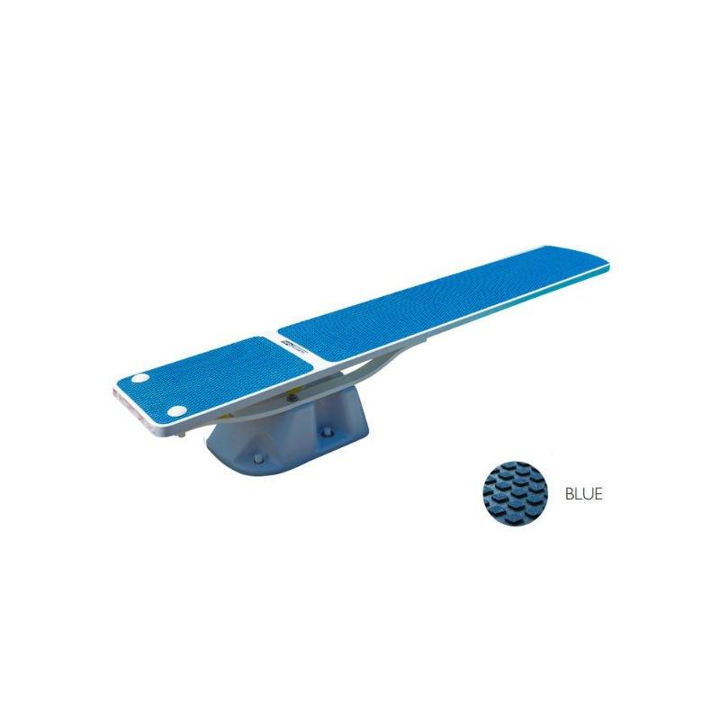TrueTread White Stand w/ 6' Blue Board Salt Pool Jump System