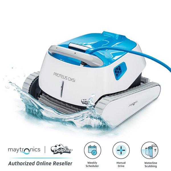 Dolphin  Proteus DX5i Robotic Pool Cleaner with PowerStream Technology