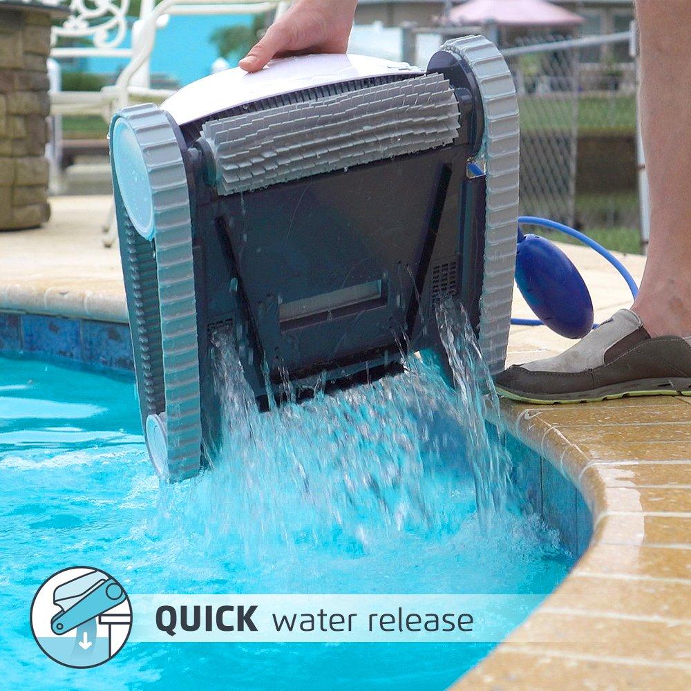 Dolphin Nautilus CC Plus Robotic Pool Vacuum Cleaner with Universal Caddy —  Easy to Transport and Store Your Dolphin — Ideal for Above/In-Ground Pools  up to 50 FT in Length : 