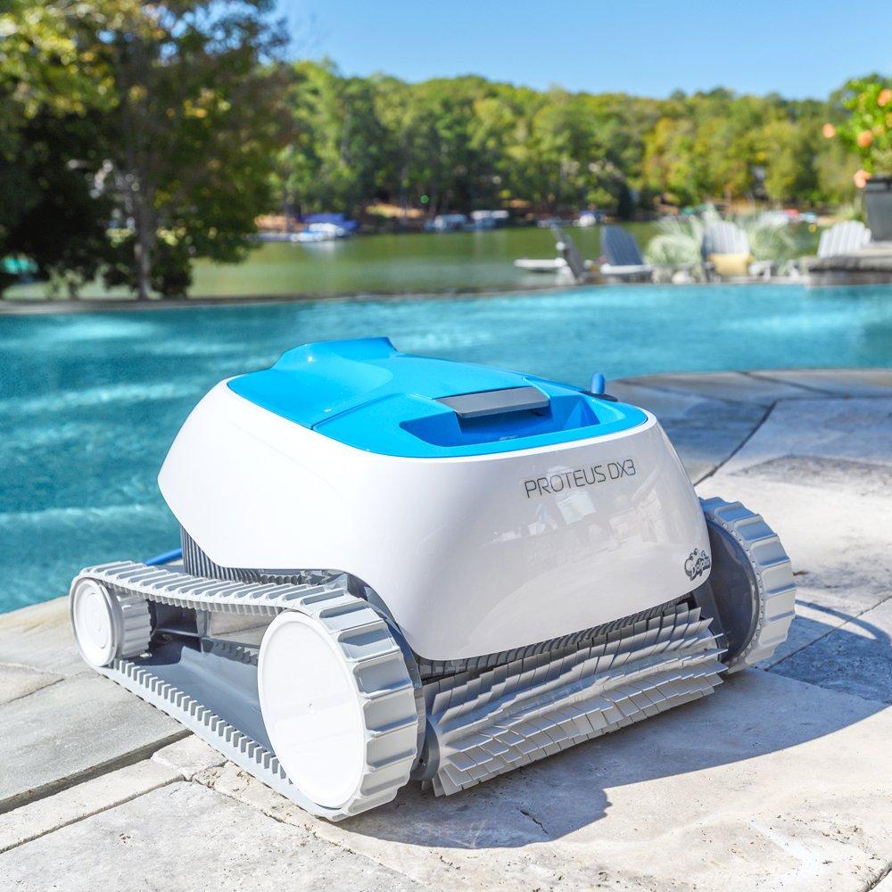 a dolphin branded pool cleaner