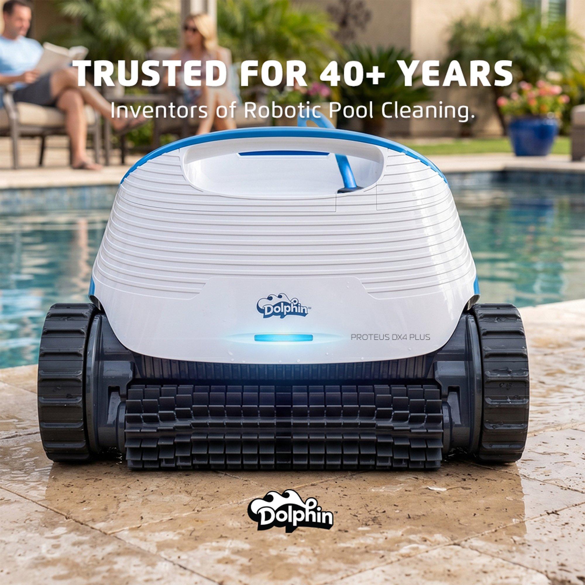 Proteus DX4 Plus Automatic Robotic Pool Cleaner with Wi-Fi and Smart Navigation