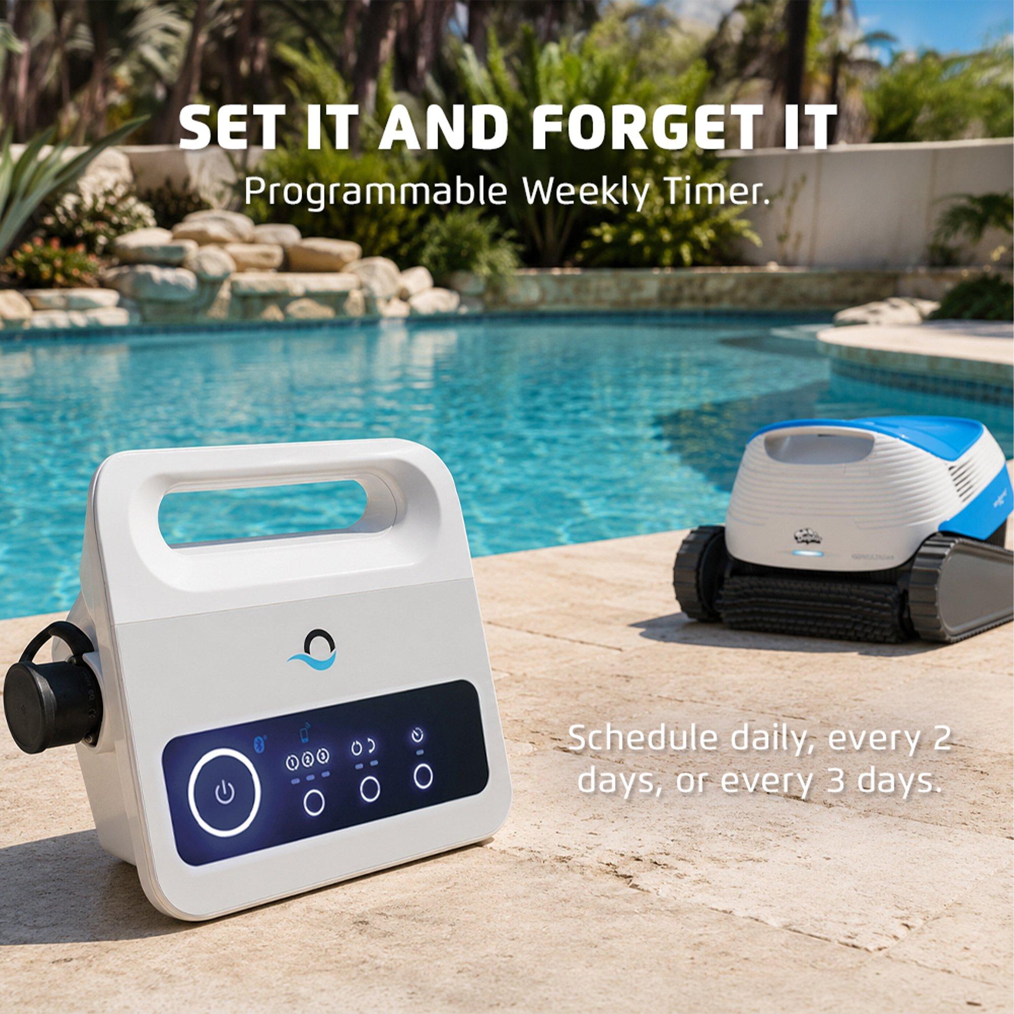 Proteus DX4 Plus Automatic Robotic Pool Cleaner with Wi-Fi and Smart Navigation