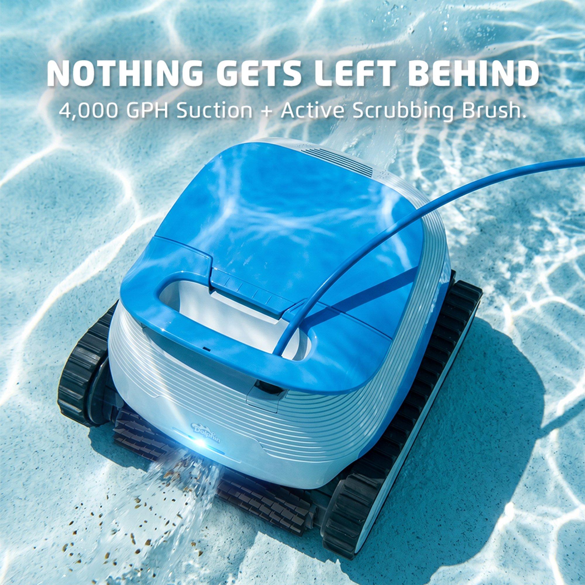 Dolphin  Proteus DX4 Plus Automatic Robotic Pool Cleaner with Wi-Fi and Smart Navigation