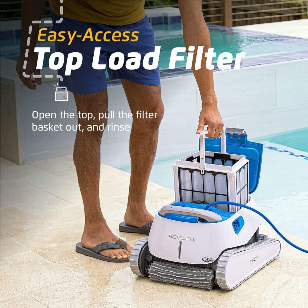 Dolphin  Proteus DX4 Robotic Pool Cleaner with PowerStream Technology