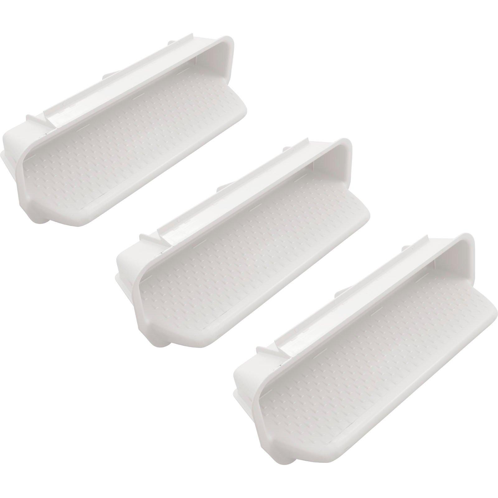 STEP WATERWAY WHITE SET OF 3