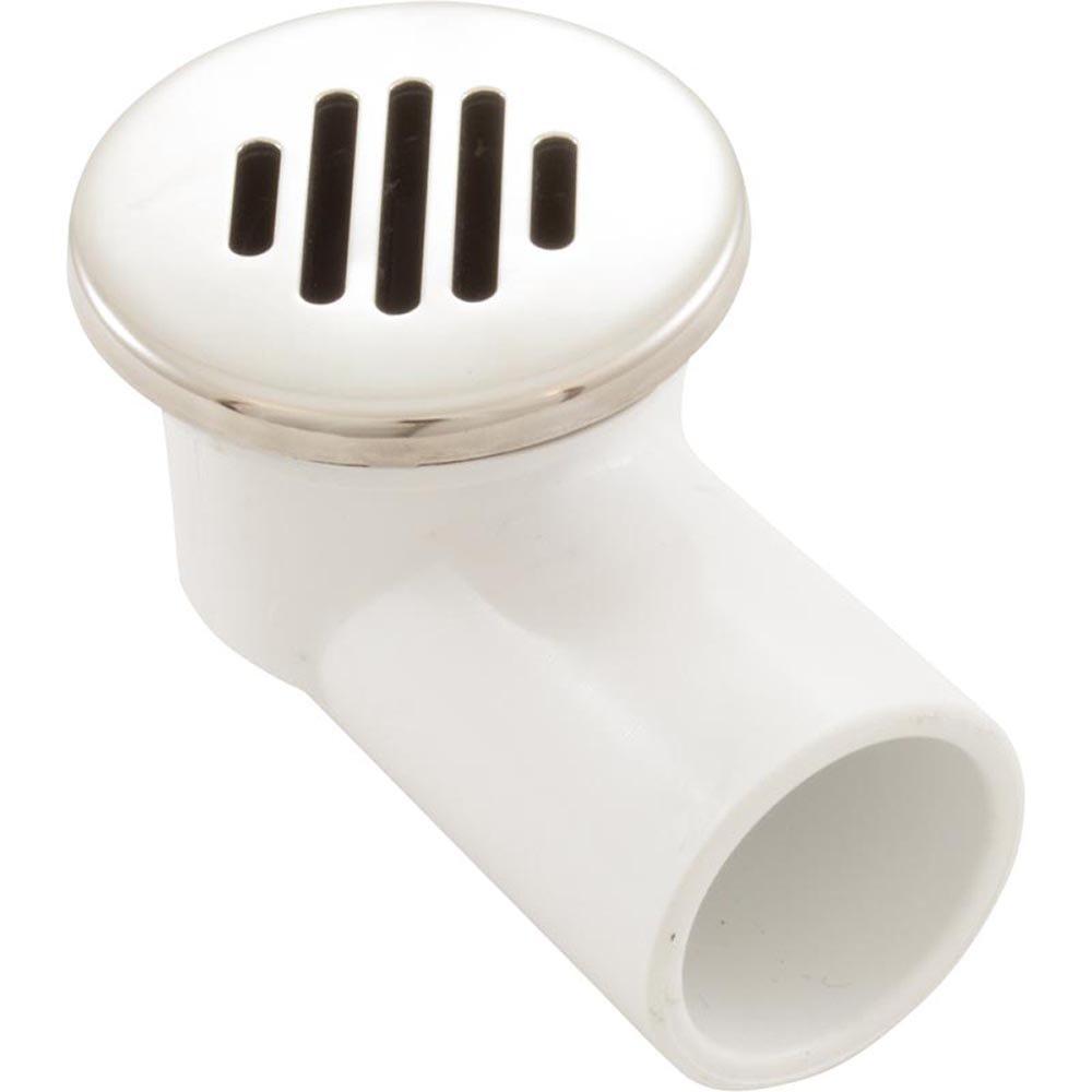 SPA DRAIN LO-PRO 3/4INS BLK/SS