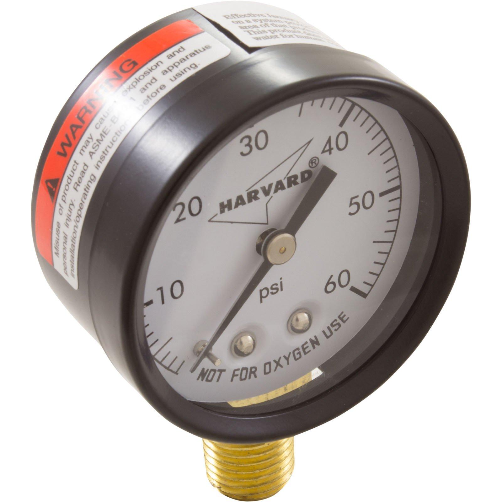 American Granby  Pressure Gauge 1/4"mpt 0-60psi Bottom Mount Generic