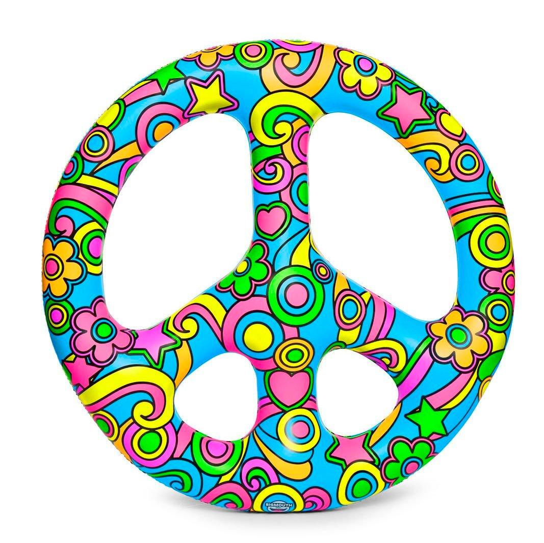 The Big Mouth Giant Inflatable Peace Sign Float | Leslie’s Pool Supplies