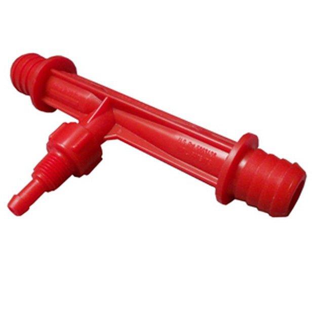 Mazzei  Venturi Ozone Injector 684 Red 3/4in Hose Barb x 1/4in Ozone Hose
