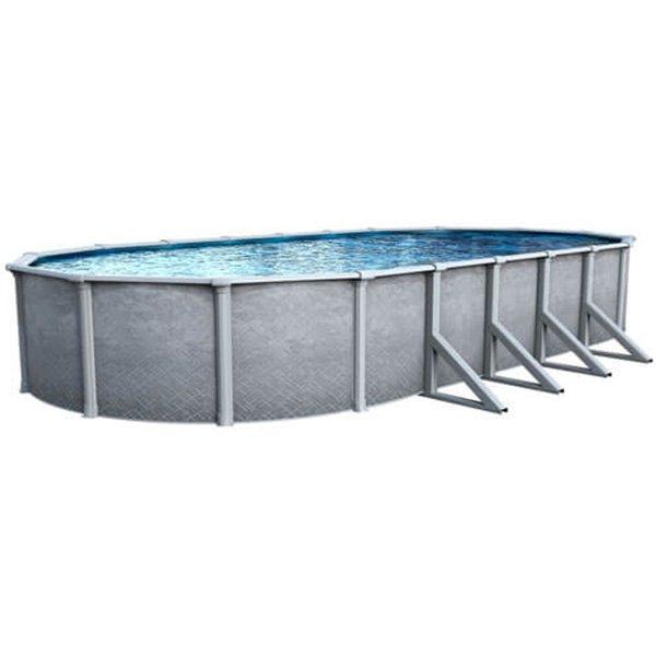 Above Ground Pool Wall Post 2 Uprights for 52/" Deep Cornelius Summit