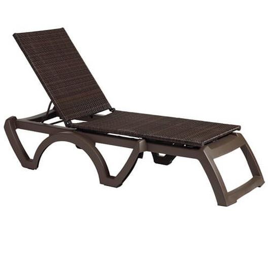 Java Commercial Grade Resin Wicker Chaise