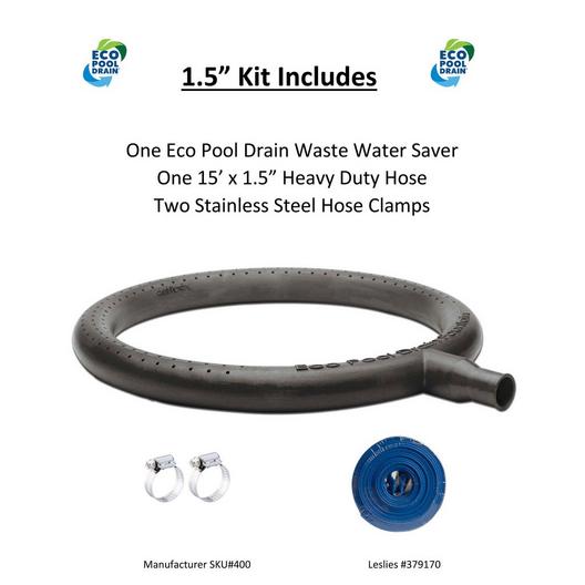 Eco Pool Drain  Waste Water Saver 1.5 Hose Kit