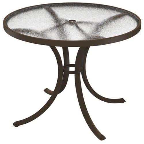 Tropitone 36" Acrylic Dining Table Commercial Furniture In The Swim