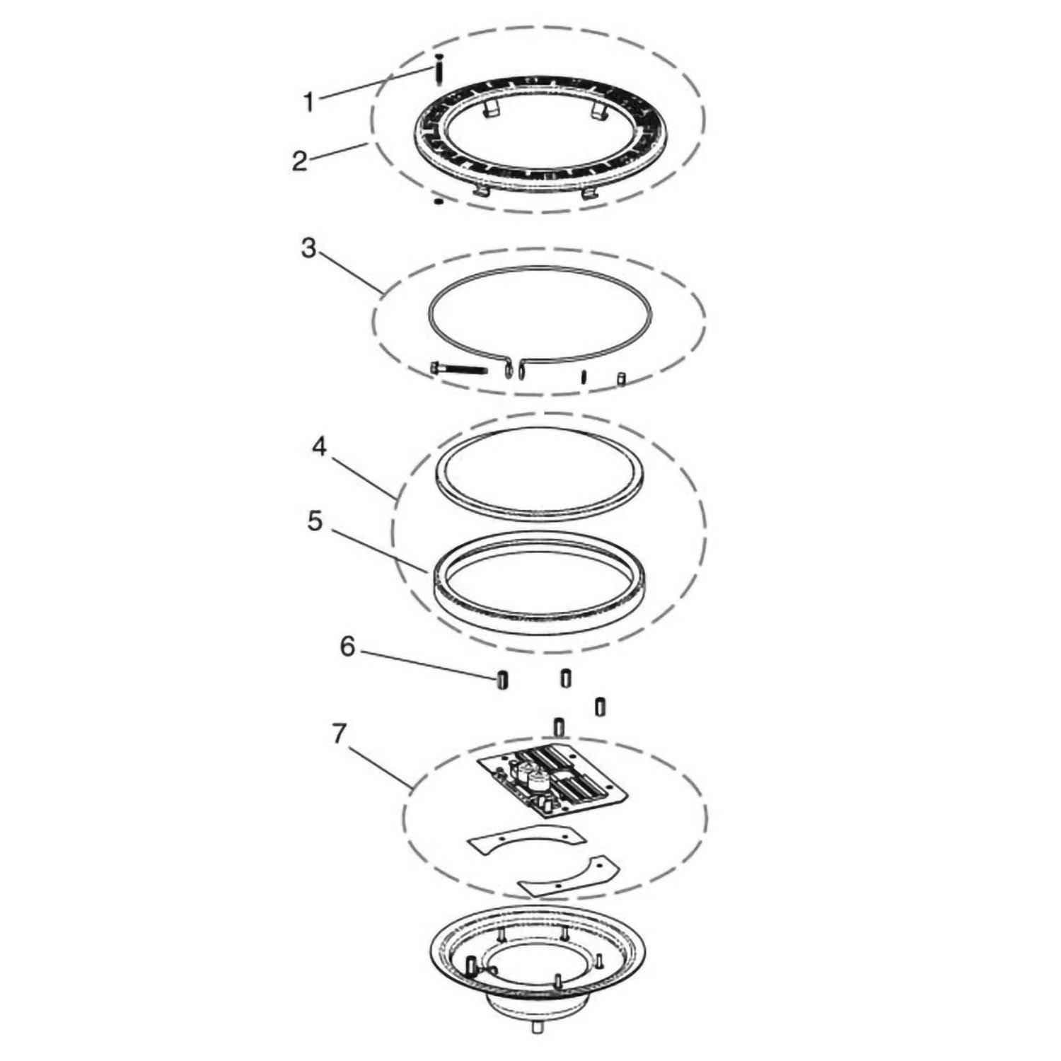 Pentair IntelliBrite White LED After 2009 Pool Light Parts